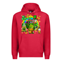 Cardinal St. Patrick's Day gnomies truck Premium Hoodie - Neo Western