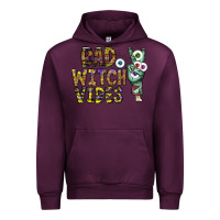 Mauve Wine bad witch vibes Urban Hoodie - CowhideDigitalArt