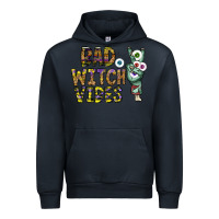 Navy bad witch vibes Urban Hoodie - CowhideDigitalArt