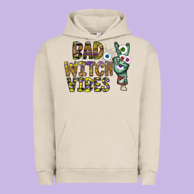 Bad Witch Vibes Urban Hoodie Designed By Cowhidedigitalart