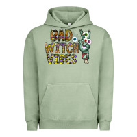 Pigment Oil Green bad witch vibes Urban Hoodie - CowhideDigitalArt
