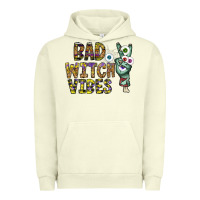 Pigment Pistachio bad witch vibes Urban Hoodie - CowhideDigitalArt