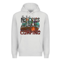 Dove Grey the best memories camping Premium Hoodie - SublimationCraftShop