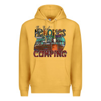 Mustard the best memories camping Premium Hoodie - SublimationCraftShop