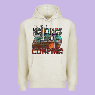 The Best Memories Camping Premium Hoodie Designed By Sublimationcraftshop