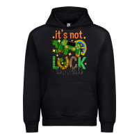 Black its not luck its skill st. patricks day Urban Hoodie - Neo Western