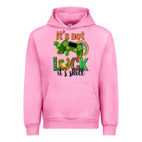 Fuchsia Pink its not luck its skill st. patricks day Urban Hoodie - Neo Western