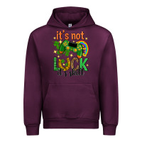 Mauve Wine its not luck its skill st. patricks day Urban Hoodie - Neo Western
