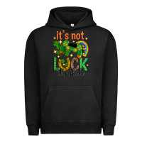 Pigment Black its not luck its skill st. patricks day Urban Hoodie - Neo Western