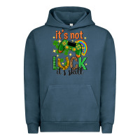 Pigment Midnight Navy its not luck its skill st. patricks day Urban Hoodie - Neo Western