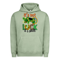 Pigment Oil Green its not luck its skill st. patricks day Urban Hoodie - Neo Western