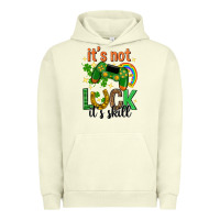 Pigment Pistachio its not luck its skill st. patricks day Urban Hoodie - Neo Western