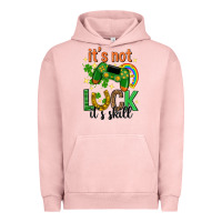 Pigment Salmon its not luck its skill st. patricks day Urban Hoodie - Neo Western
