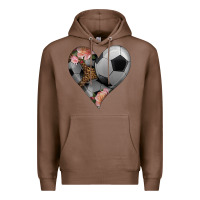 Chestnut western soccer heart Premium Hoodie - HRA Design Shop