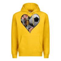 Lemon western soccer heart Premium Hoodie - HRA Design Shop