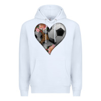 White western soccer heart Premium Hoodie - HRA Design Shop