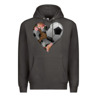 Smoke western soccer heart Premium Hoodie - HRA Design Shop