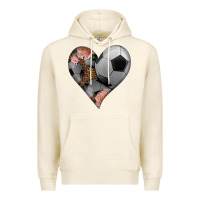 Tofu western soccer heart Premium Hoodie - HRA Design Shop