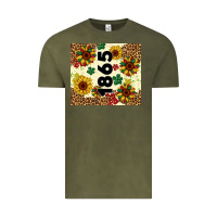 Vintage Olive juneteenth 1865 sunflowers Vintage Tee - Artiststas