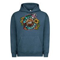 Pigment Midnight Navy cowgirl Urban Hoodie - SublimationCraftShop