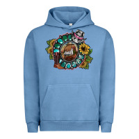 Pigment Pebble Blue cowgirl Urban Hoodie - SublimationCraftShop