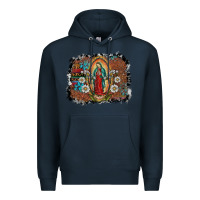 Navy virgin mary Premium Hoodie - SublimationCraftShop