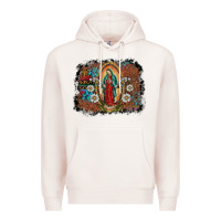 Pale Pink virgin mary Premium Hoodie - SublimationCraftShop