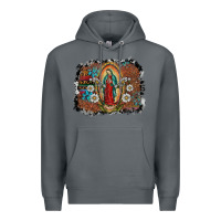 Rock virgin mary Premium Hoodie - SublimationCraftShop