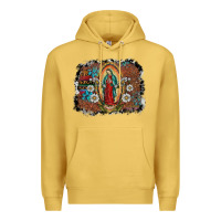 Antique Gold virgin mary Premium Hoodie - SublimationCraftShop
