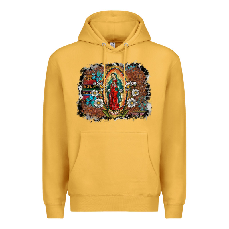 Virgin Mary Premium Hoodie by SublimationCraftShop | Teevron
