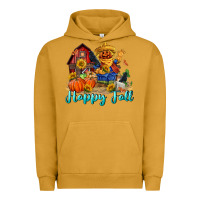 Pigment Peanut Butter happy fall scarecrow Urban Hoodie - FaDigitalArtStudio