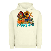 Pigment Pistachio happy fall scarecrow Urban Hoodie - FaDigitalArtStudio