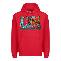 Red lpn Premium Hoodie - CowhideDigitalArt