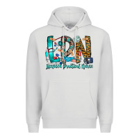 Dove Grey lpn Premium Hoodie - CowhideDigitalArt