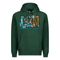 Sports Green lpn Premium Hoodie - CowhideDigitalArt
