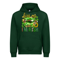 Forest Green Kiss me im irish st.patricks day lips st.patricks Urban Hoodie - Neo Western