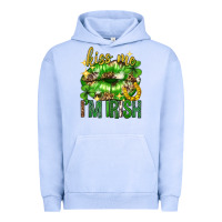 Pigment Grape Ice Kiss me im irish st.patricks day lips st.patricks Urban Hoodie - Neo Western
