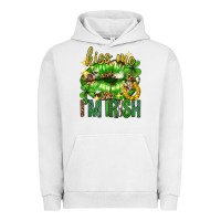 Pigment Lunar Rock Kiss me im irish st.patricks day lips st.patricks Urban Hoodie - Neo Western