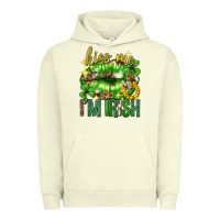 Pigment Pistachio Kiss me im irish st.patricks day lips st.patricks Urban Hoodie - Neo Western