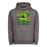 Pigment Tornado Kiss me im irish st.patricks day lips st.patricks Urban Hoodie - Neo Western
