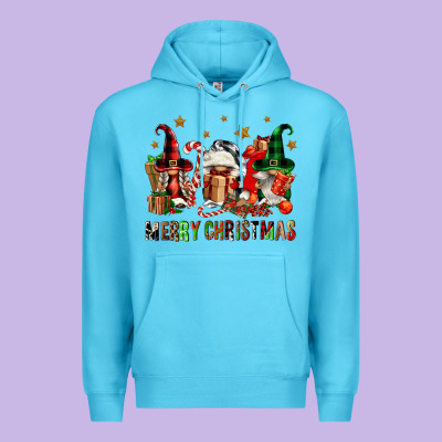 Merry Christmas Buffalo Gnomies Premium Hoodie Designed By Fadigitalartstudio