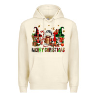 Sandshell merry christmas buffalo gnomies Premium Hoodie - FaDigitalArtStudio