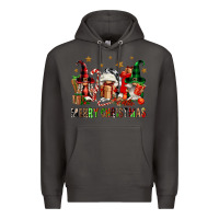 Smoke merry christmas buffalo gnomies Premium Hoodie - FaDigitalArtStudio