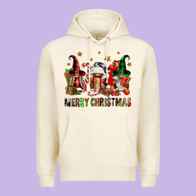 Merry Christmas Buffalo Gnomies Premium Hoodie Designed By Fadigitalartstudio