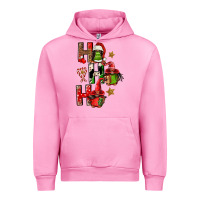 Fuchsia Pink ho ho ho afro gnomes Urban Hoodie - FaDigitalArtStudio
