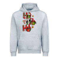 Heather Grey ho ho ho afro gnomes Urban Hoodie - FaDigitalArtStudio