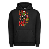 Pigment Black ho ho ho afro gnomes Urban Hoodie - FaDigitalArtStudio