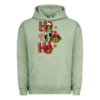 Pigment Oil Green ho ho ho afro gnomes Urban Hoodie - FaDigitalArtStudio
