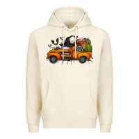 Tofu happy halloween truck Premium Hoodie - CowhideDigitalArt