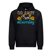Black go away i am introvering Urban Hoodie - HRA Design Shop